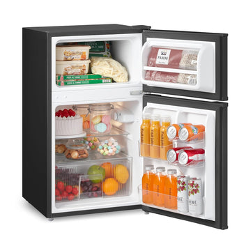 compare product Under Counter Fridge Freezer 87L Double Door Reversible Door Black