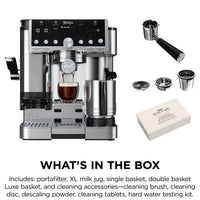 3-In-1 Espresso Cold Brew Filter Coffee Machine 25 Grind Settings Silver