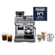Espresso Pump Coffee Machine 1450W Cold Brew Function Milk Frother Titanium