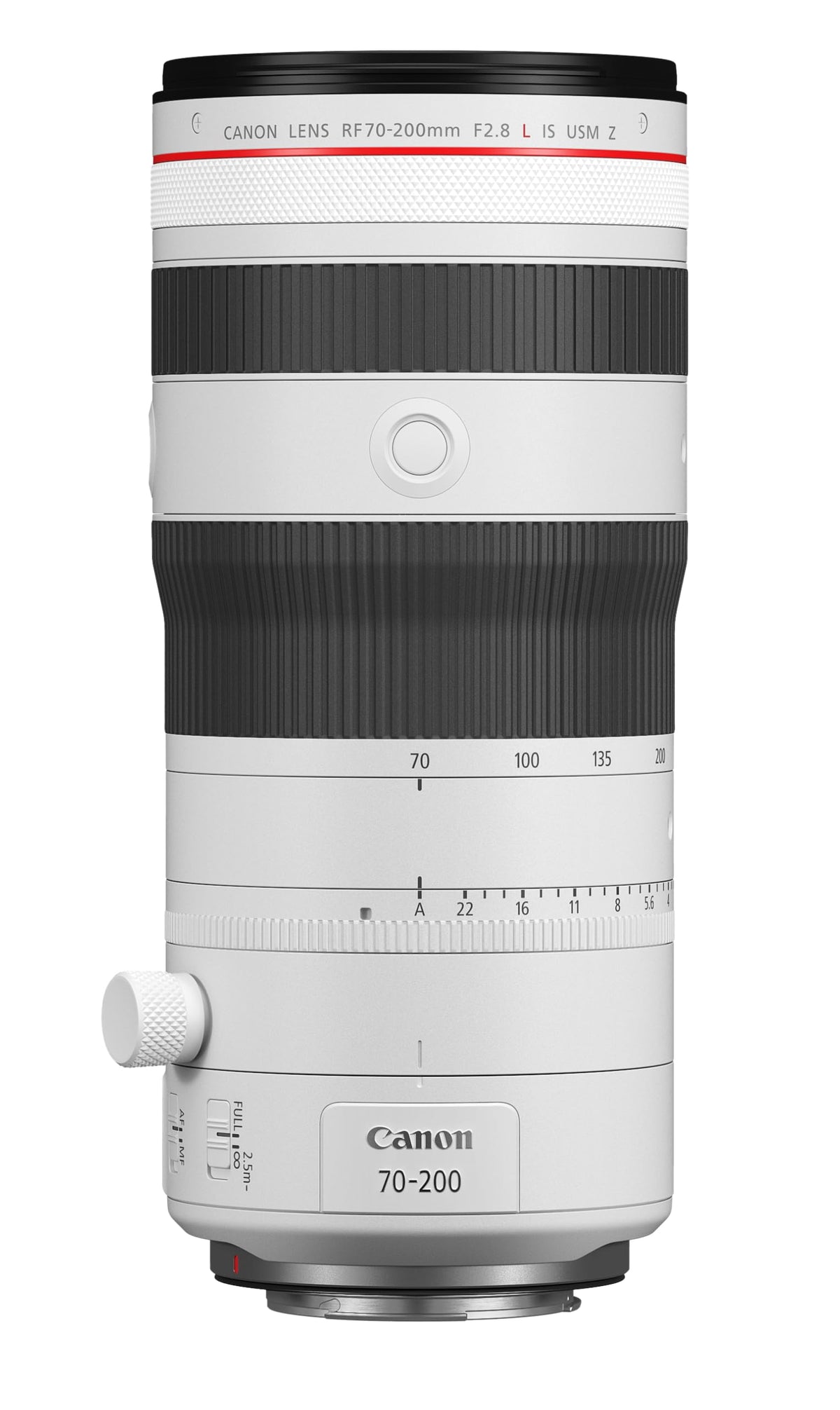 Canon RF 70-200mm F2.8 L IS USM Z Telephoto Zoom Lens, White