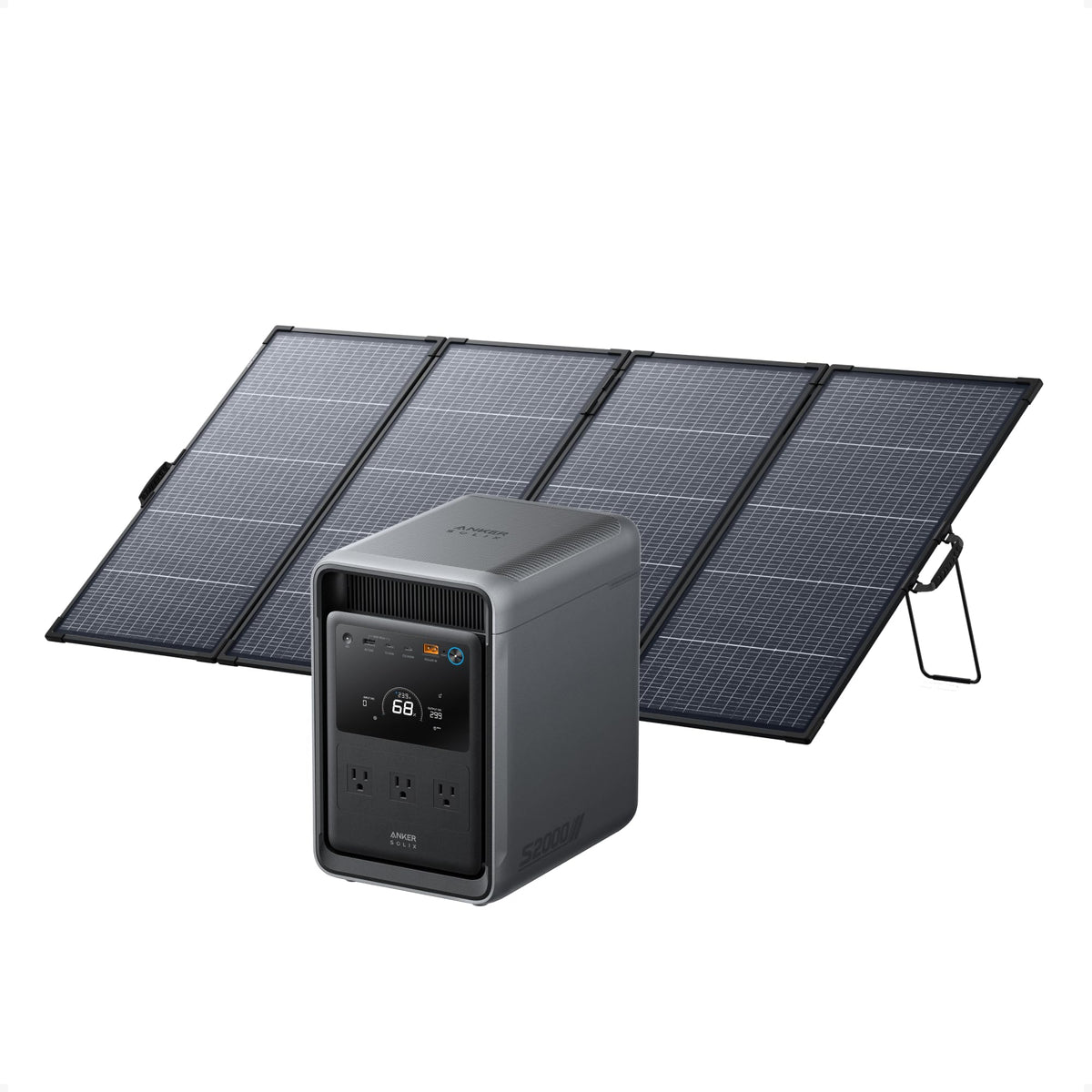 Anker SOLIX S2000 Portable Power Station with 400W Solar Panel
