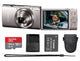 Canon PowerShot ELPH 360 HS A 20.2MP Digital Camera, Silver Bundle