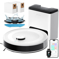 Robot Vacuum And Mop 5000Pa Carpet Boost 120 Min Black