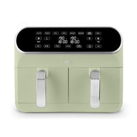 Air Fryer 8L Dual Basket 13 Presets Match Cook White