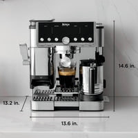 3-In-1 Espresso Cold Brew Filter Coffee Machine 25 Grind Settings Silver