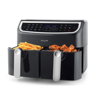 compare product Dual Air Fryer 8.2L 12 Presets Sync & Match Cook Black