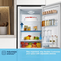 Freestanding Fridge Freezer 175L 60/40 Split E Rated White Reversible Door