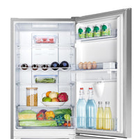 Freestanding Fridge Freezer 256L Total No Frost Water Dispenser Silver