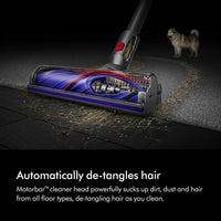 Cordless Stick Vacuum Cleaner 130 AW 40 Min Runtime Silver/Nickel