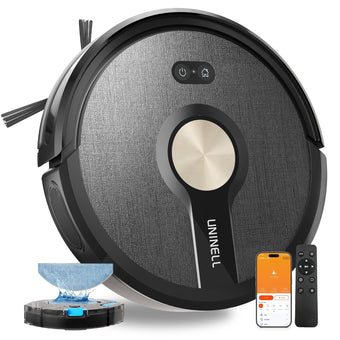 compare product Robot Vacuum Cleaner 5000Pa Suction 180 Min Ultra Slim Black