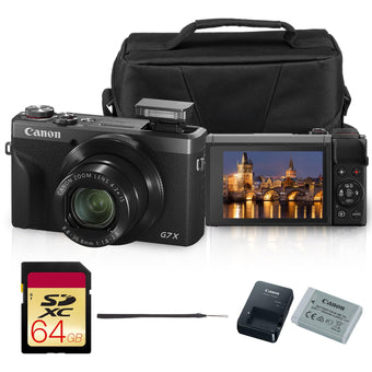 compare product Canon PowerShot G7 X Mark III Camera (Graphite Limited Edition) Bundle