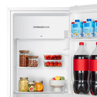 Under Counter Fridge 82L Adjustable Thermostat White Reversible Door