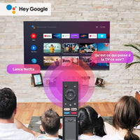 Strong - Smart TV 40″ (100 cm) Full HD SRT40FD5553 - with Android TV - Immagini eccezionali - Triple Tuner - 3 HDMI ports (1 ARC) + 2 USB ports + AV + Input antenna/satellite - Black