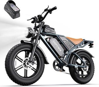 compare product DEEPOWER TT Electric Bike – 2000W Peak Motor with 48V 20Ah Battery & 70-160 Mile Range – TT