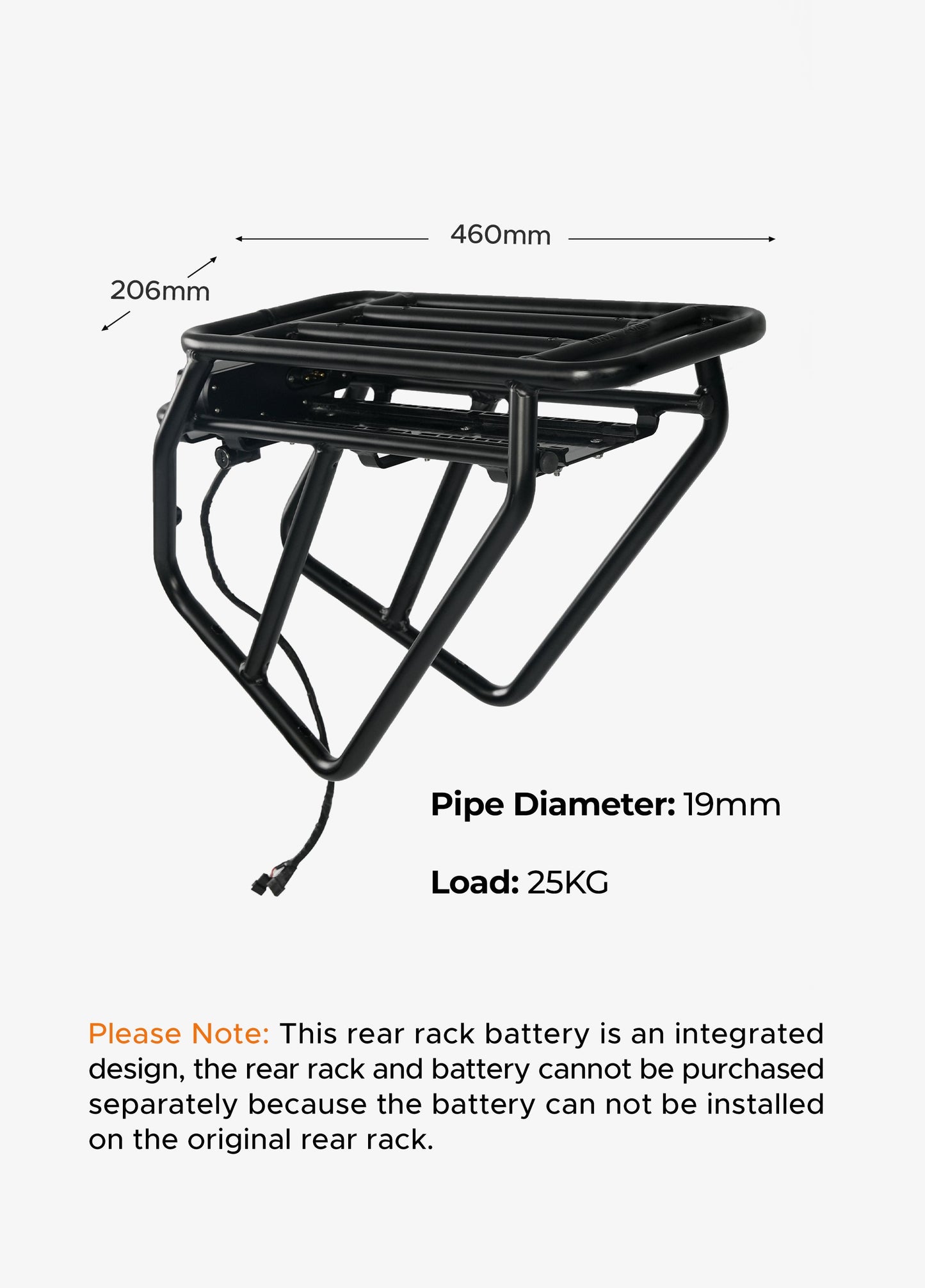 Rear Rack Battery
