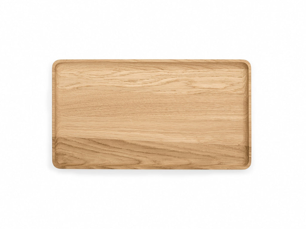 Wooden desk tray with cork base, image 11