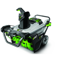 EGO Power+ SNT2112 21″ 56-Volt Cordless  Snow Blower with Steel Auger with (2) 5.0Ah Batteries and Dual Port Charger Included