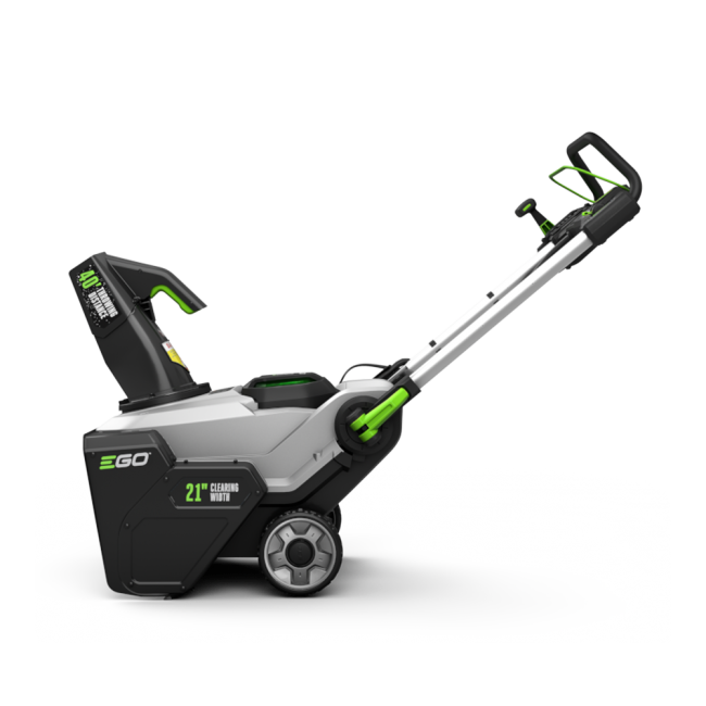 EGO Power+ SNT2112 21″ 56-Volt Cordless  Snow Blower with Steel Auger with (2) 5.0Ah Batteries and Dual Port Charger Included