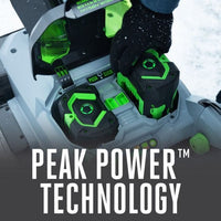 EGO Power+ SNT2112 21″ 56-Volt Cordless  Snow Blower with Steel Auger with (2) 5.0Ah Batteries and Dual Port Charger Included