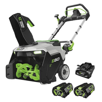 compare product EGO Power+ SNT2122 21″ Single-Stage Snow Blower with Peak Power, (2) 4.0Ah Batteries and 320W Charger