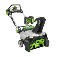 EGO Power+ SNT2122 21″ Single-Stage Snow Blower with Peak Power, (2) 4.0Ah Batteries and 320W Charger