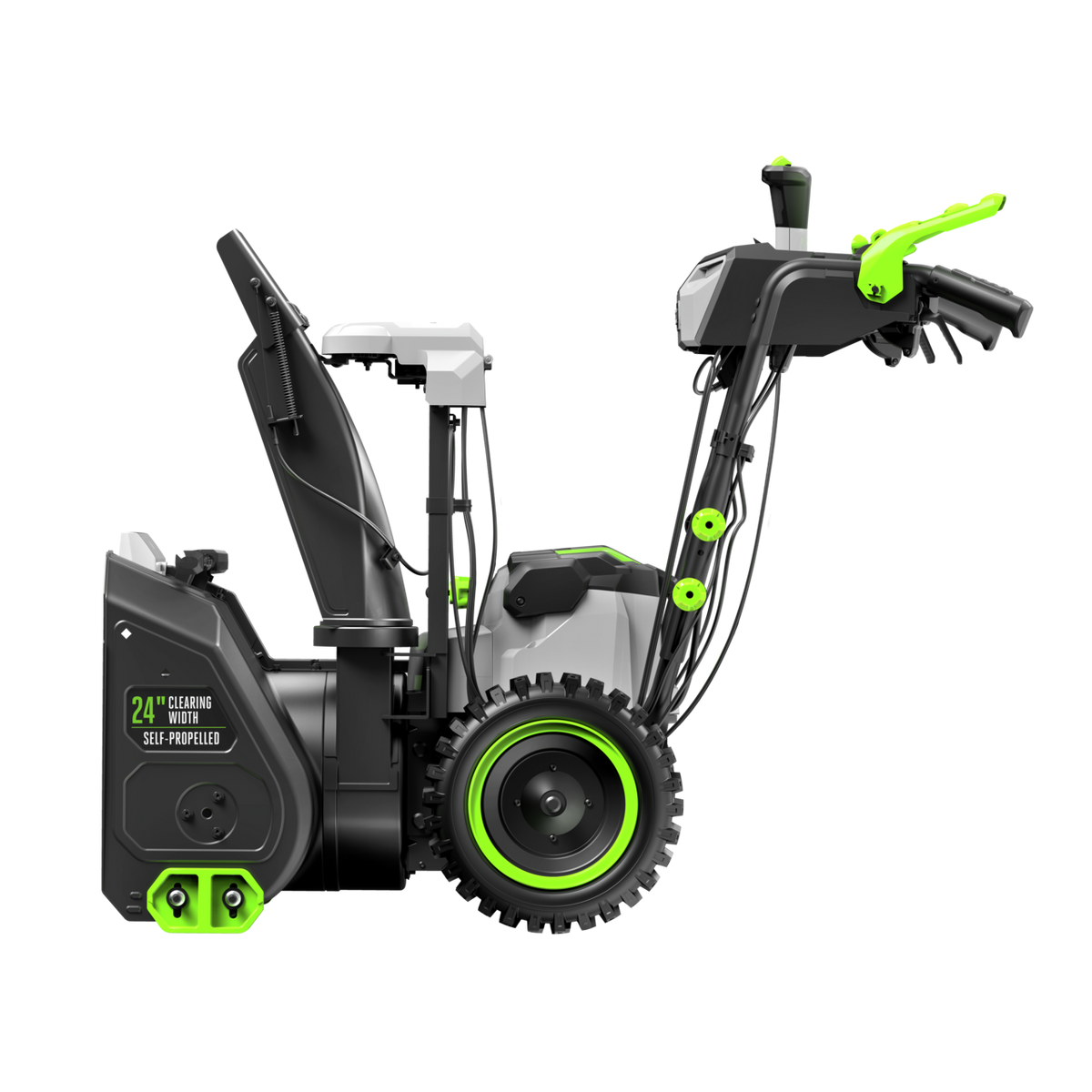 EGO Power+ SNT2416 POWER+ 24 in. Self-Propelled 2-Stage XP Snow Blower with Peak Power™ and 2 x 10.0 Ah Batteries and Dual Port Charger