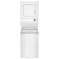 Whirlpool WET4024HW 24 inch White Electric Washer/Dryer Stacked Laundry Center