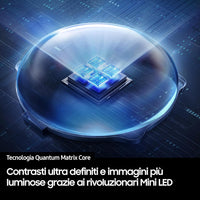 Smart TV 65'' QE65QN83FAUXZT Neo QLED 4K Mini LED, NQ4 AI Gen2 Processor, 4K AI Upscaling, AI Customization Mode, Dolby Atmos & OTS Lite, Simple Chamfer Design, 2025