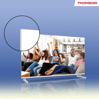 Thomson 43 Inch (109cm) 4K Ultra HD White Smart Google TV, Wi-Fi, Dolby Audio, HDR10, Bluetooth 5.1, Triple-Tuner (Cable/Satellite/Antenna), HDMI, CI+, A+ Pannello - 43UG4S14W