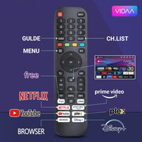 RCA Smart TV 40 Inch VIDAA Full HD Triple Tuner DVB-T/T2-C-S/S2, Wi-Fi, HDMI, USB, CI/CI+, Hotel Mode (VRS40FQ1, 2024)