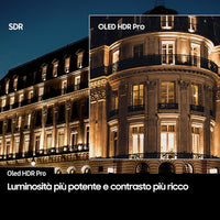 OLED 4K Vision AI Smart TV 65'' QE65S95FAEXZT, NQ4 AI Gen4 Processor, 4K AI Upscaling, Glare Free, Dolby Atmos & OTS+, Infinity One Design, PACCHETTO INTRATTENIMENTO, 2025