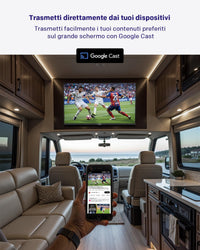 Strong SRT32HG4723C 32'' TV HD - DVB-S2/C/T2, 12V ideal for camper, Kitchen, bedroom, boat, 2 HDMI ports (1 ARC) + 1 USB port + Mini-AV + Input antenna/satellite - Black