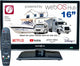 Unispectra ® 16" Smart TV (webOS) 12V Full HD LED 230v 24v Triple Tuner: Satellite, Terrestrial, cable. HDMI USB Telecomando magico TV 12V for camper, caravan, furgone, boat