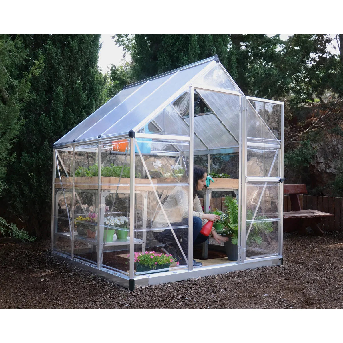 6 Ft W x 6 Ft D Greenhouse