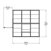 6 Ft W x 6 Ft D Greenhouse