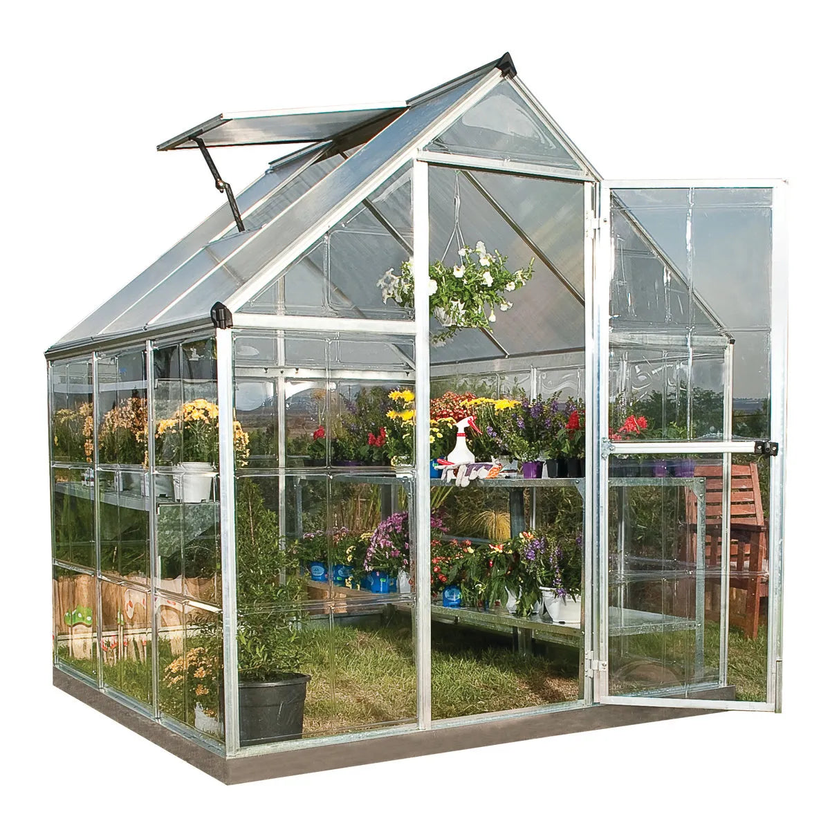 6 Ft W x 6 Ft D Greenhouse