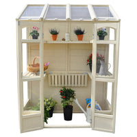5 Ft W x 2.5 Ft D Lean-To Greenhouse