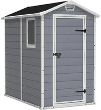 Keter Manor 4 ft. W x 6 ft. D Apex Outdoor Garden Shed