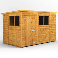 Powersheds 10 x 6ft Timber Tongue & Groove Pent Garden Shed