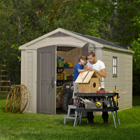 Keter Factor Shed 8x11ft – Brown