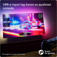 Ambilight 55PUS8109 4K LED Smart TV - Display 55'' with Platform Titan OS, Pixel Precise Ultra HD and Dolby Atmos Sound, Works with Alexa and Google Voice Assistant - Chrome Satinato