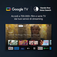 BRAVIA, KD-43X80L, LED, 4K HDR, Google TV, ECO PACK, BRAVIA CORE, Flush Surface Design, Black