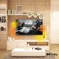 Strong - Smart TV 40″ (100 cm) Full HD SRT40FD5553 - with Android TV - Immagini eccezionali - Triple Tuner - 3 HDMI ports (1 ARC) + 2 USB ports + AV + Input antenna/satellite - Black