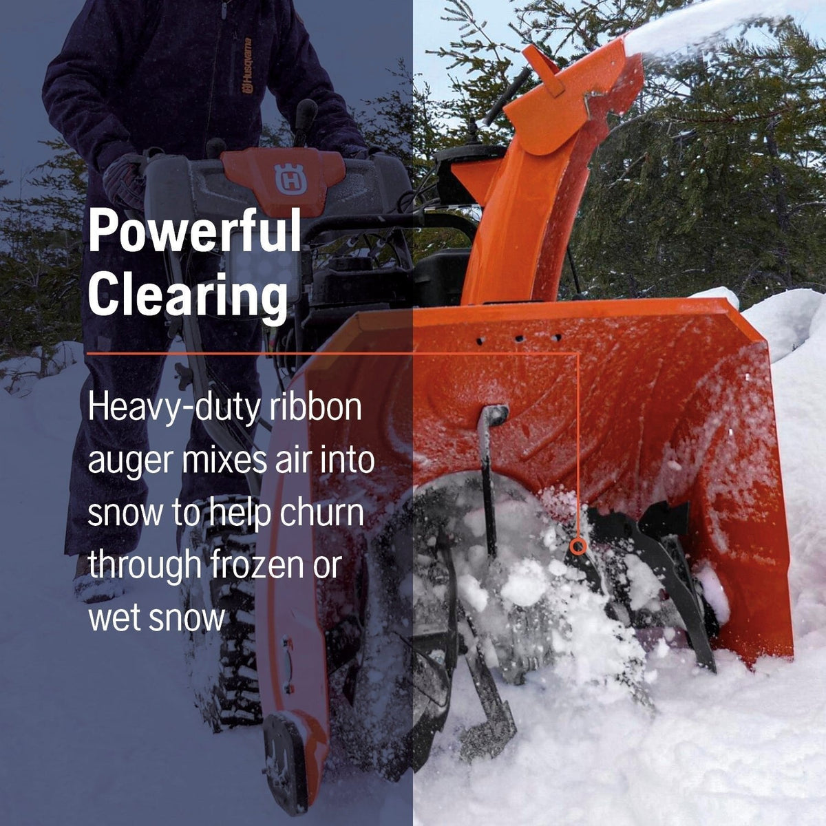 Husqvarna 970528702 ST227 27-in 252-cc Two Stage Gas Snow Thrower