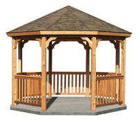 YardCraft 12 ft. Cedar Octagon Gazebo