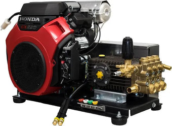 compare product 3,500 PSI 8.0 GPM Belt Drive Pressure Washer With Honda GX690 Engine and General Pump Compares too VB8035HGEA406 & B3524HTBG