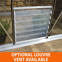 8′ x 14′ Halls Cotswold Blockley Greenhouse with Toughened Glass (2.56m x 4.41m)