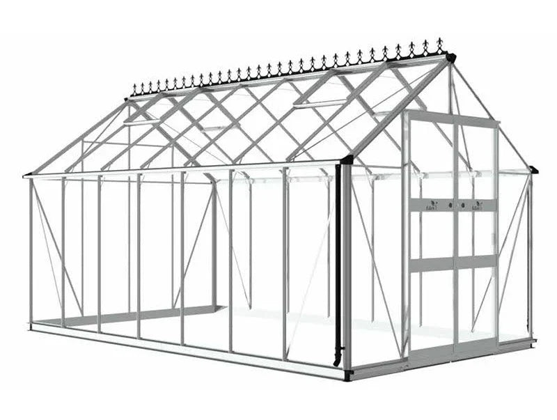 8′ x 14′ Halls Cotswold Blockley Greenhouse with Toughened Glass (2.56m x 4.41m)