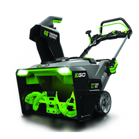 EGO Power+ SNT2112 21″ 56-Volt Cordless  Snow Blower with Steel Auger with (2) 5.0Ah Batteries and Dual Port Charger Included